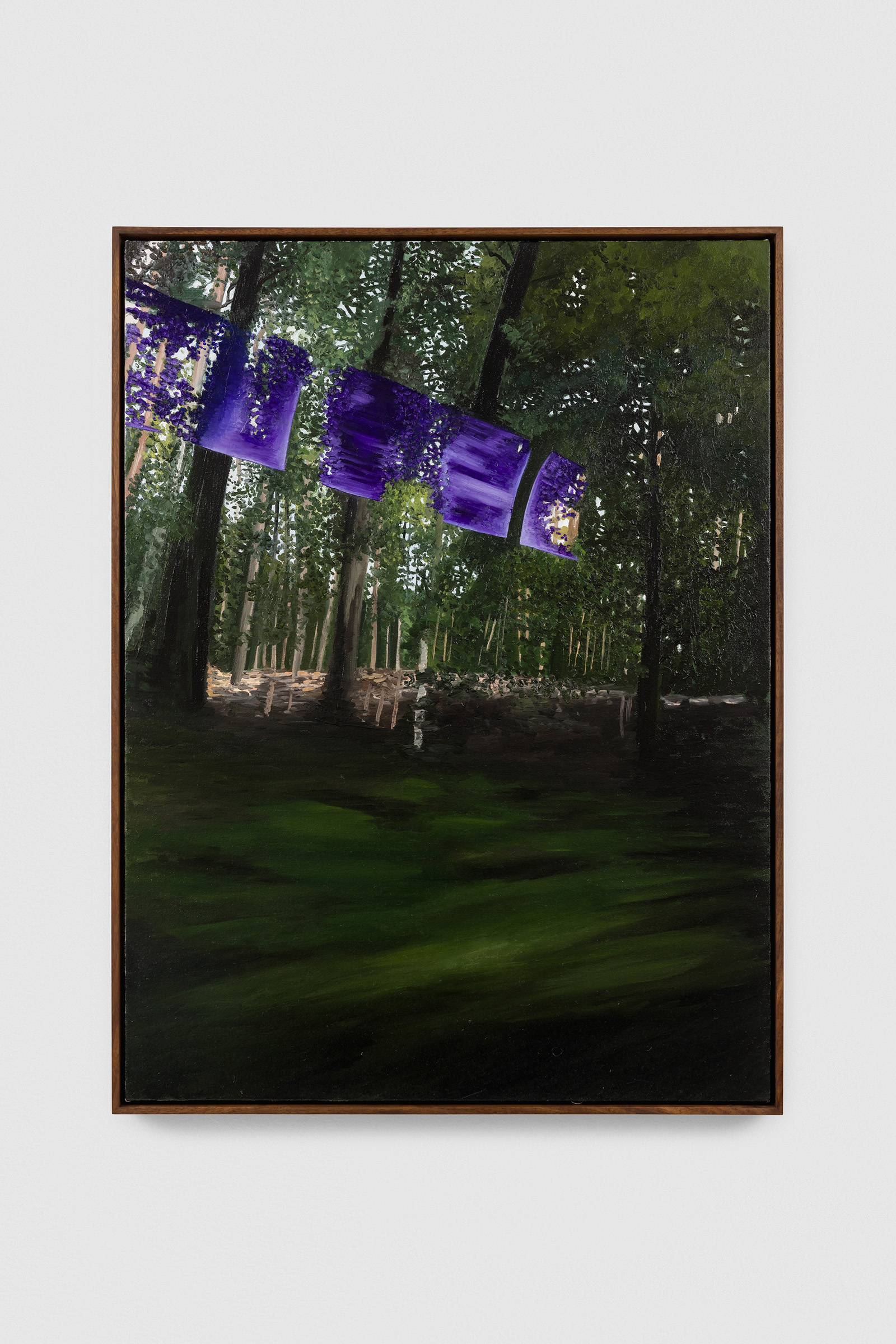 John Hodgkinson, <i>7/41</i>, 2025. Oil on canvas, 32 5/8 x 24 3/4 x 1 5/8 in (83 x 63 x 4 cm)
